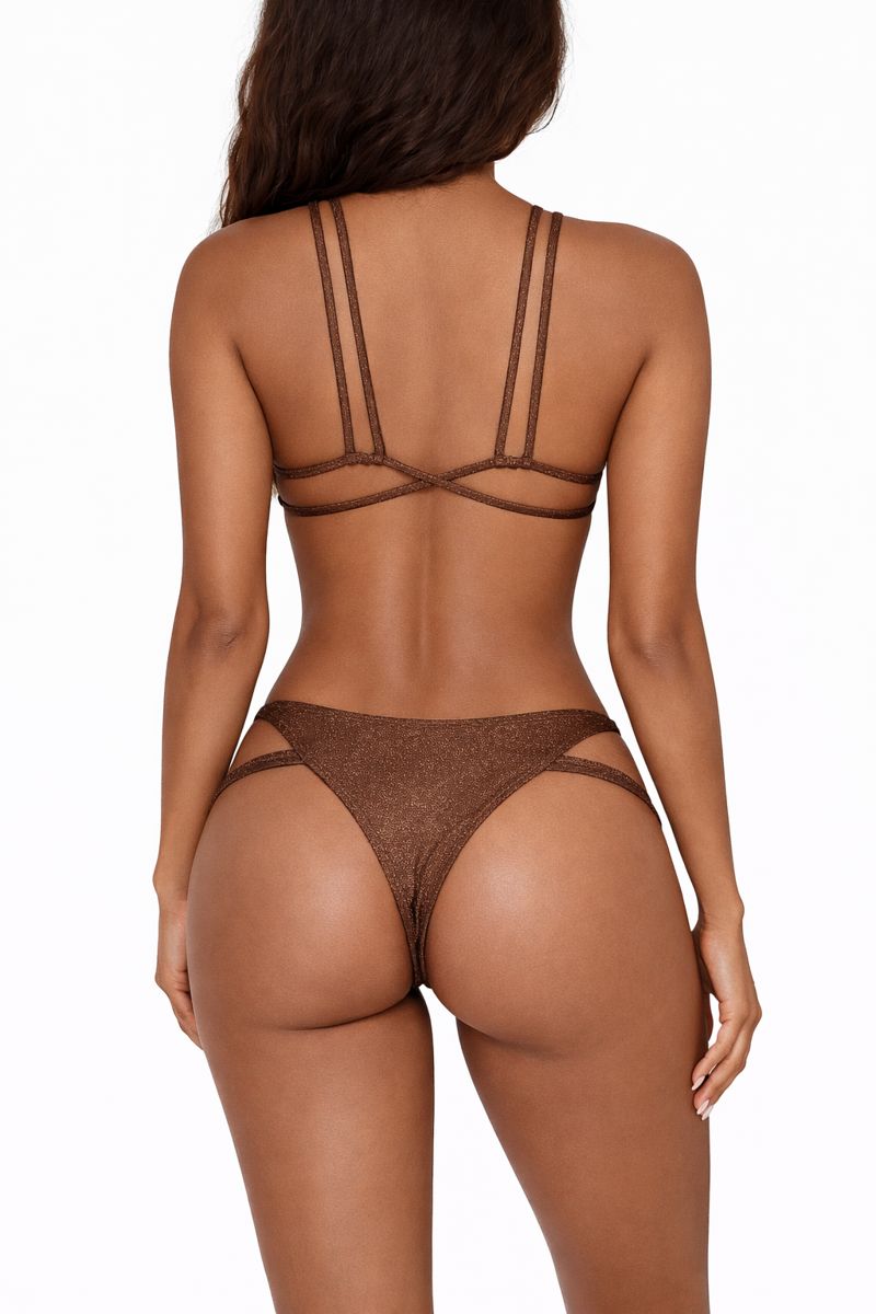 Haut réversible Mala  | Marron